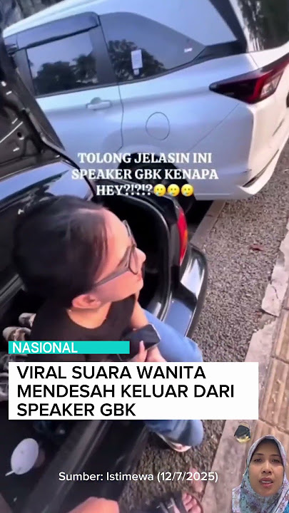 Viral Suara Wanita Mendesah Keluar Dari Speaker GBK #shortsvideo #shortsfeed #shorts #beritaterkini