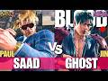 Community Matches - SAAD (Paul) vs GHOST BLOOD (Jin) | Tekken 8 Replays