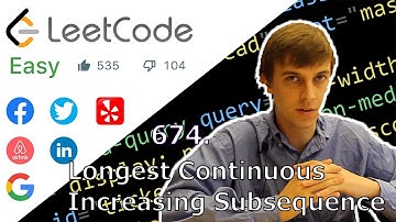 Sliding Window Approach | Longest Continuous Increasing Subsequence | LeetCode 674.