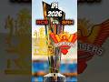 RCB vs Sunrisers Hyderabad  IPL Match 2026 | Basic Details 🔥