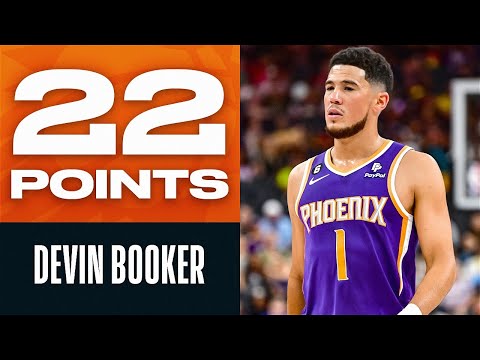 Devin booker drops 22 pts in suns w!