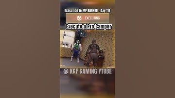 Execute a Pro Camper😂 #shorts #short #codm #executer #execution #executioner #mpranked #viralreels
