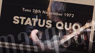 Status Quo - Paper Plane, Marquee Club | 28th November 1972 (Starlight Mini)