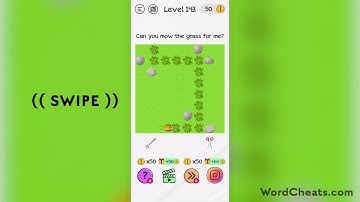 Braindom Level 143 - Can you mow the grass for me?