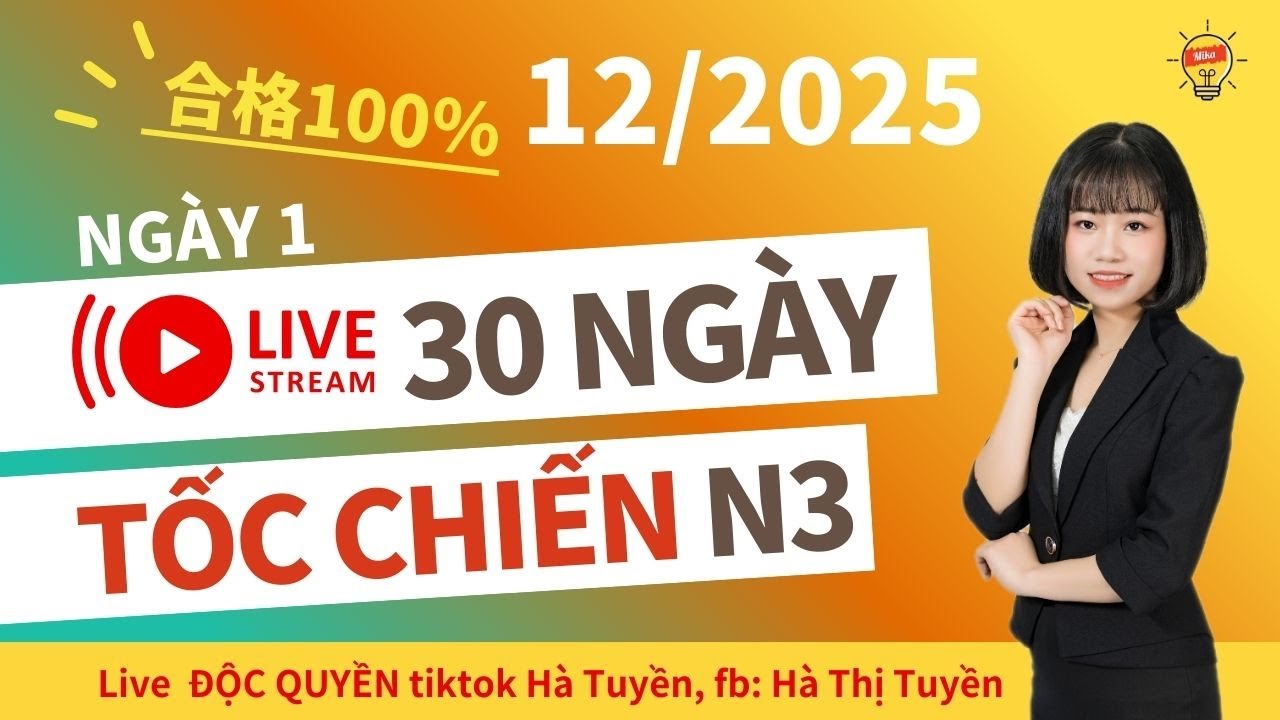 B1. 110 Ngữ pháp N3 trọng tâm