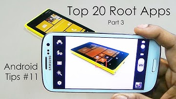 Top 20 "Must Have" Root Apps for Rooted Android Devices - Part 3 - 2013 - Android Tips #11