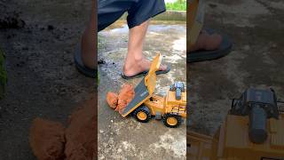 Cara bongkar muatan batu pakai rc #diy #kreatif #viral #art #craft