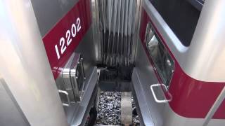【11202F 連結部注意喚起放送】東武10000系11202F（11431F+11202F+11253F）　春日部