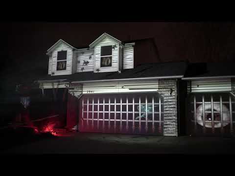 Halloween House Projection 2018