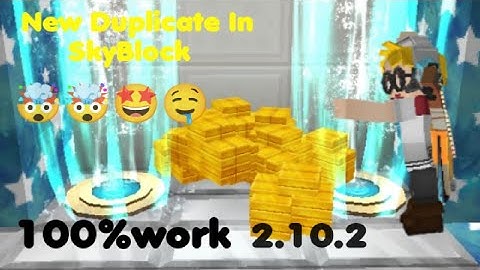 How To Duplicate In SkyBlock 2.10.2 100% Work {Blockman GO}