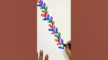 New Design for 2024/Boder and corner design for students project and practical khata design/#design.