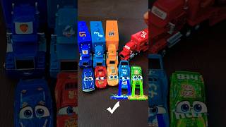 Lightning McQueen, Chick Hicks, Dinoco,  McQueen Truck, Disney Pixar Cars Toys #toys #cars #mcqueen