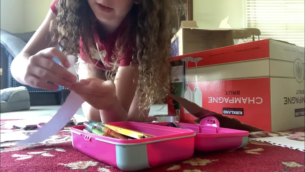 How to make a cardboard air hockey game YouTube