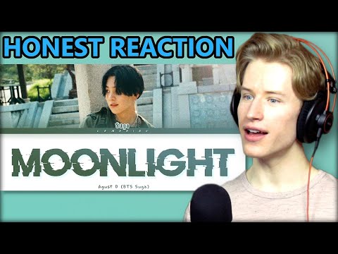 HONEST REACTION To Agust D SUGA Moonlight 저 달