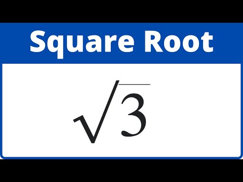 How to find the Square Root of 3