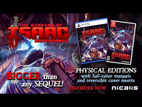 The Binding of Isaac: Repentance Physical Edition Teaser Trailer