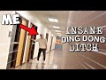 Insane ding dong ditching at high school gone wrong  vlog
