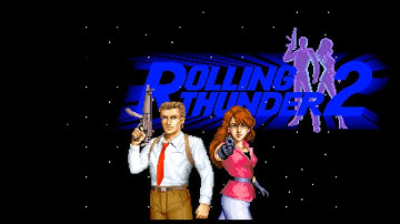 レトロゲーム攻略：ローリングサンダー2 (1990 : ナムコ) 1コインオールクリア