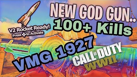 VMG 1927 is the NEW GOD GUN !! 100+ KILLS BEST CLASS DLC WEAPON in COD WW2