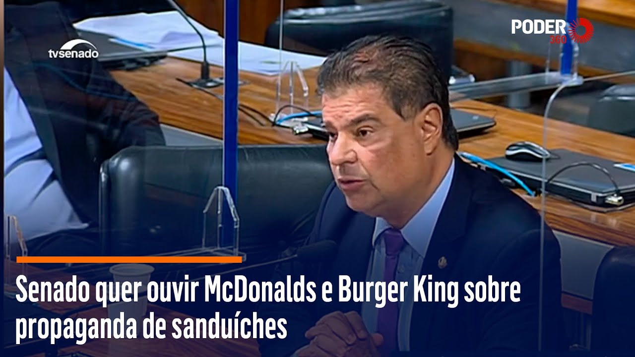 Senado quer ouvir McDonalds e Burger King sobre propaganda de sanduíches