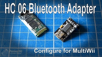 How to configure a HC-06 Bluetooth adapter for MultiWii
