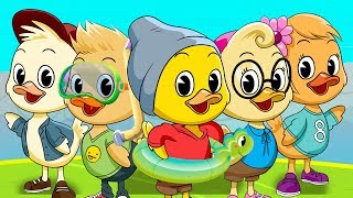 Five Little Ducks Kids Song Clap Clap Kids
