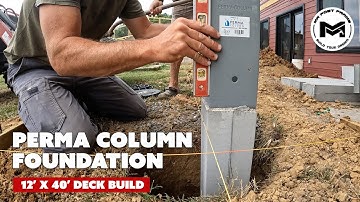Perma Column Foundation | Missouri Deck Build | Ep 1
