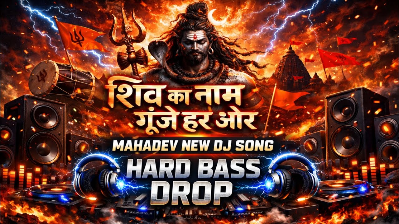 Shiv Ka Naam Goonje Har Or | Mahadev New DJ Song 🚩🔥 Hard Bass Drop 🎧⚡