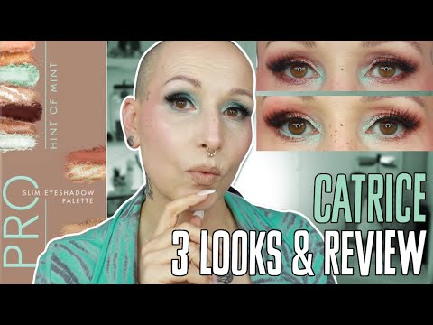 Catrice Pro Slim eyeshadow palette HINT OF MINT | 3 looks & Review - YouTube