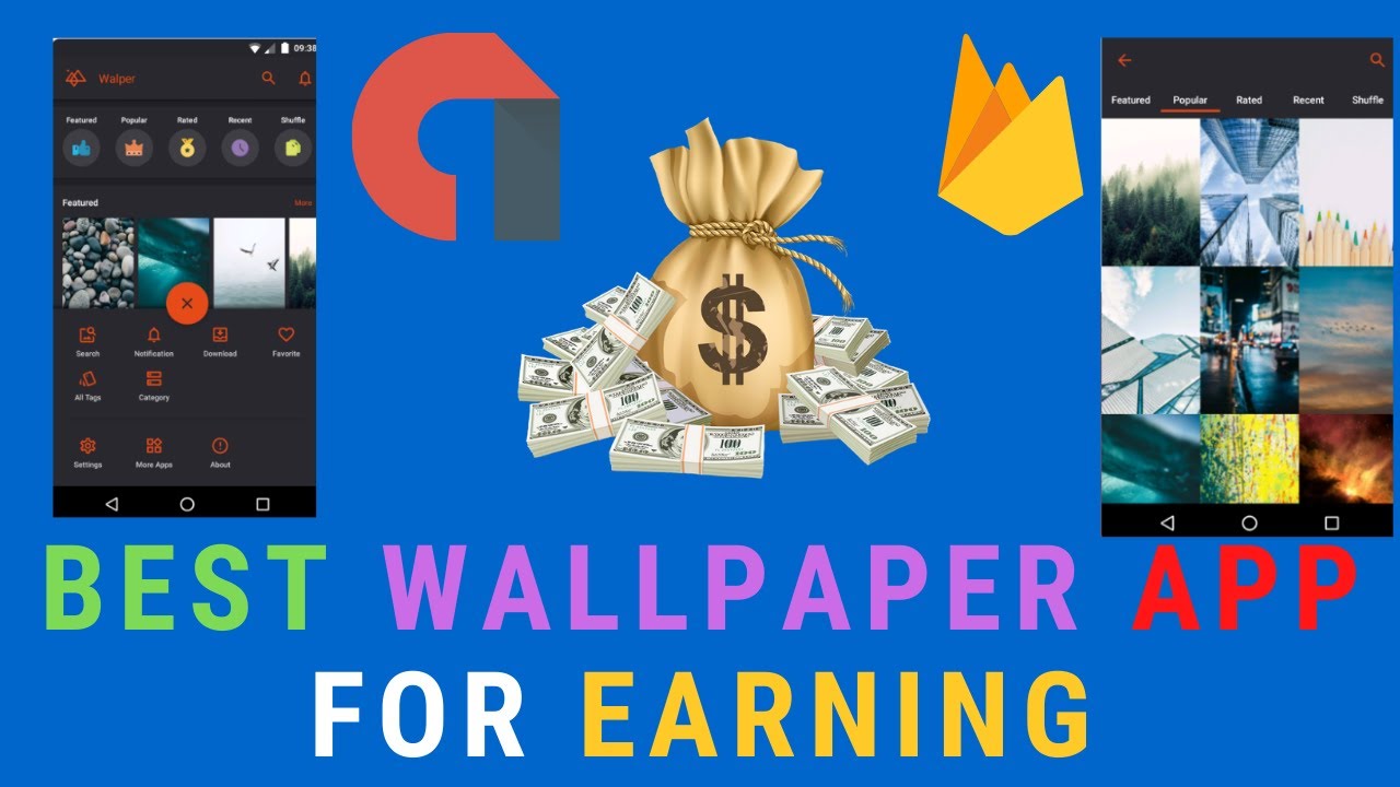 Best Android Wallpapers App For Earning Money 2020 Source Code YouTube