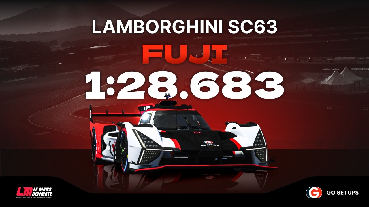 Lamborghini SC63 - Fuji | V1.2.3 | Le Mans Ultimate Hotlap - YouTube