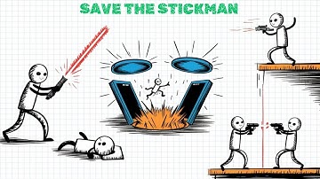 Draw 2 Save the Stickman - NOOB Gameplay Levels 30-35 Funny Walkthrough|💯