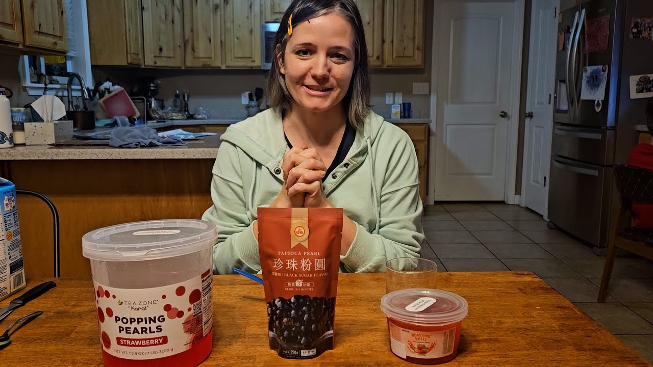 Boba comparison for Tea Zone, WuFuYuan, and Brexonic pearls