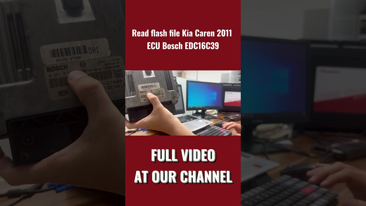 Read Full Flash and EEPROM of Kia Caren 2011 ECU Bosch EDC16C39 with New Trasdata | ECUTools Vietnam