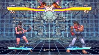 Street Fighter X Tekken: Julia trials 9-16 talk-through