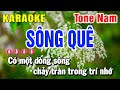 Karaoke Sông Quê - Huỳnh Lê 🎤
