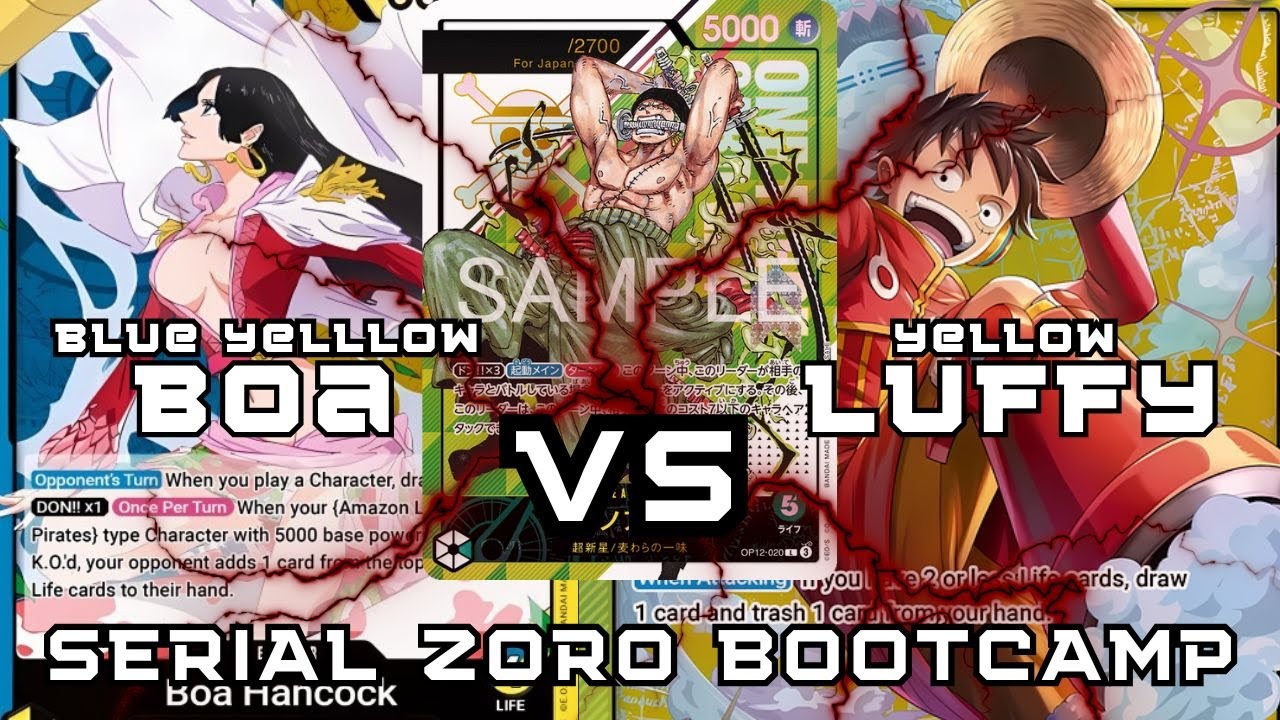 [SERIAL ZORO] Yellow Luffy 黄ルフィ VS Blue Yellow Hancock 青黄ハンコック | OP14.75 | OPTCG | StreetFoodKingsPH