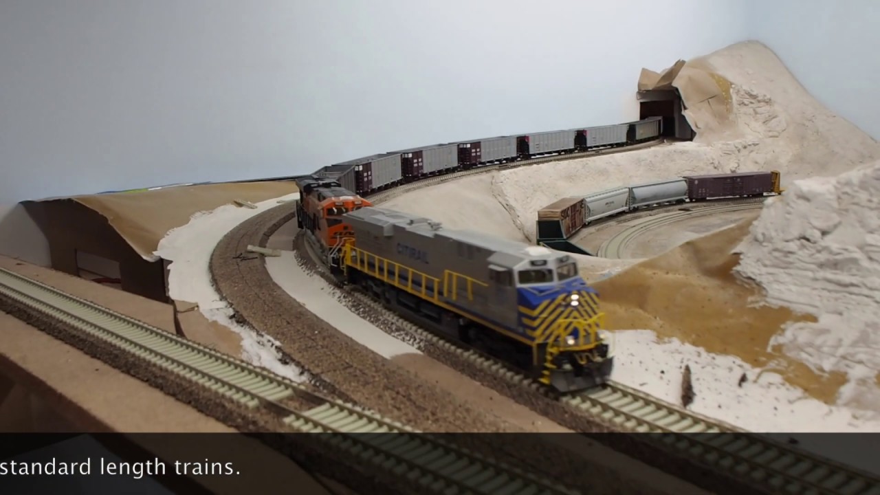 Layout Update 55: Following a Train on Revised Track Plan