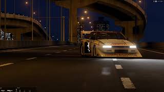 Nissan S113 Super-Silhouette pure sound Highway run - Tokyo Japan VR screenshot 2