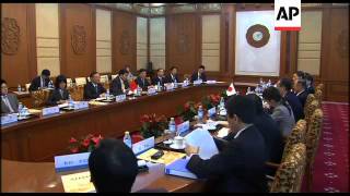 Play video: FM Matsumoto visits for talks with counterpart Yang