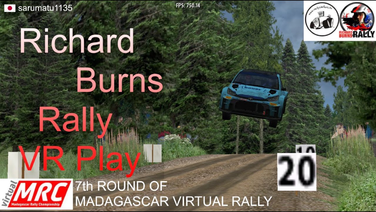 Richard Burns Rally, VR Live, 7th ROUND OF MADAGASCAR VIRTUAL RALLY, Leg3