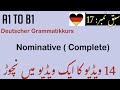 Complete German Nominativ Case Articles, Personalpronomen & Adjectives Learn German with Urdu Hindi