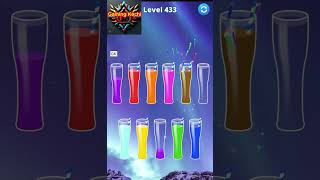 Water Sort Level 433, & Level 434 Successful