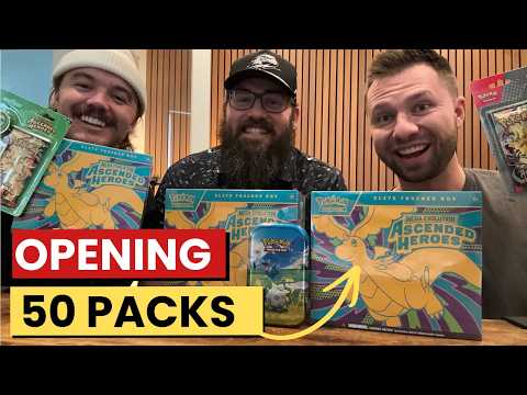 Opening 50 Packs of Ascended Heroes (Big Hit)!