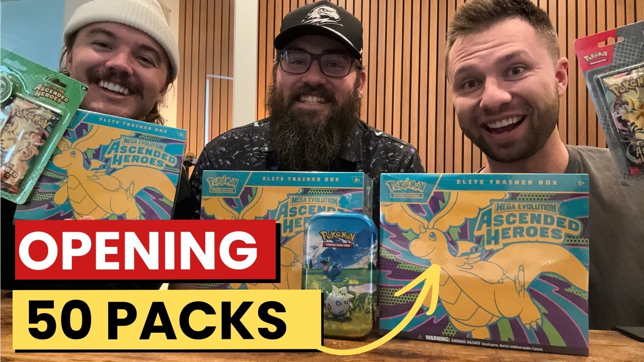 Opening 50 Packs of Ascended Heroes