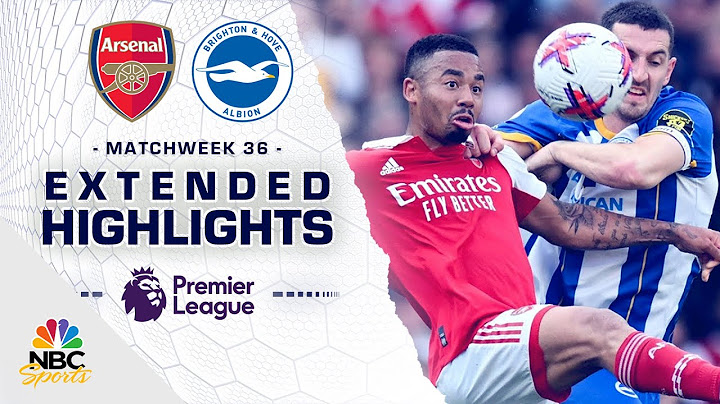 Arsenal v. Brighton | PREMIER LEAGUE HIGHLIGHTS | 5/14/2023 | NBC Sports