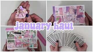 NEW STICKERS FOR A NEW YEAR ✨ January Haul