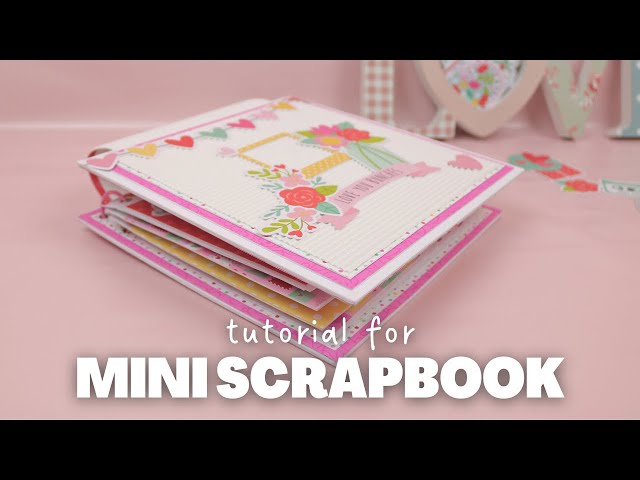 Mini Scrapbook Album Tutorial 2023 #scrapbooking