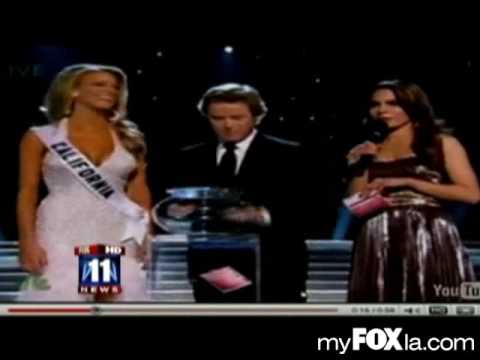 Miss USA California Responds To Gay Marriage Quest...