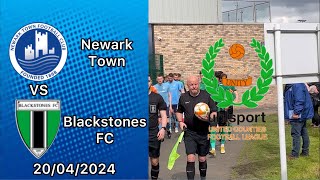 Newark Town 1-1 Blackstones FC, United Counties League Division 1, 20/04/2024. 4K